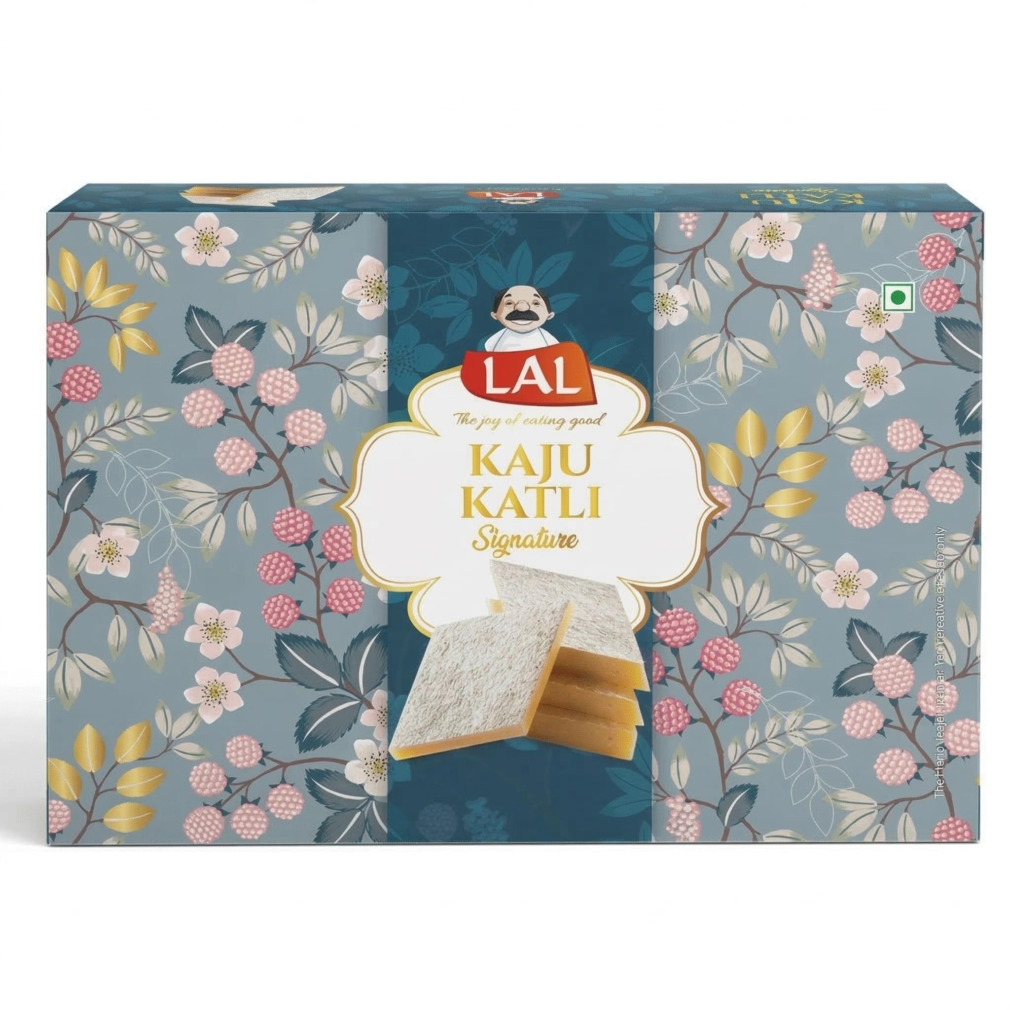 Lal Sweets Mysore Pak & Kaju Katli Combo (400g x 2) Each Combo Includes 2 Rakhi | Sweet with Rakhi Gift Pack | Premium Indian Mithai Box | Made With Ghee Sweets for Festivals & Gifting | Sweet Box 800g 3