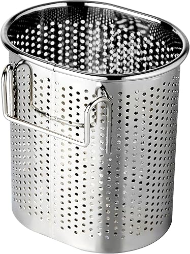 Miniatura 2 de Soporte para utensilios de cubiertos de acero inoxidable (ovalado) para lavavajillas