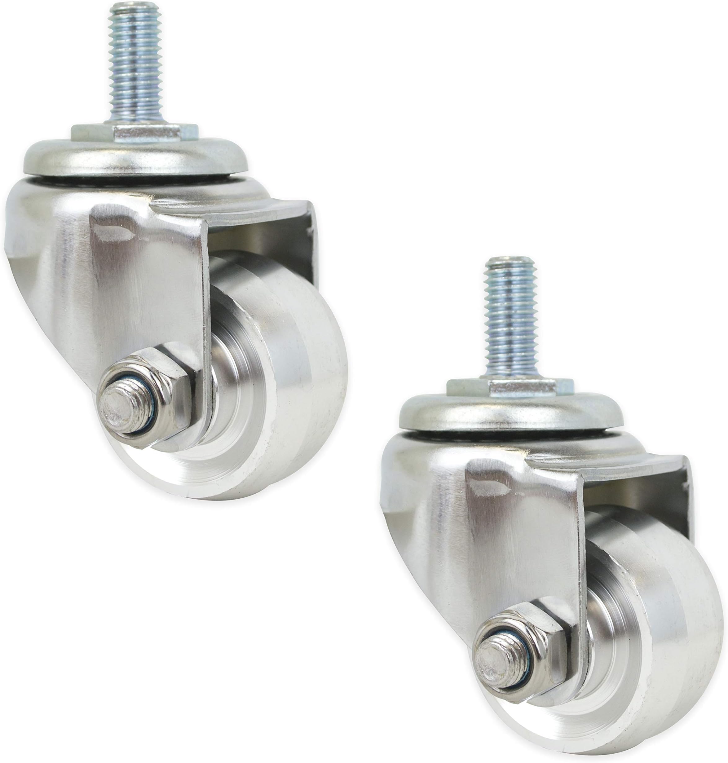 Replacement Aluminum Racing Jack Caster Wheels for 3 Ton Floor Jacks (2 Pc Set)