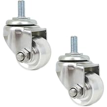 Replacement Aluminum Racing Jack Caster Wheels for 3 Ton Floor Jacks Set of 2
