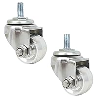 Vista 1 de Replacement Aluminum Racing Jack Caster Wheels for 3 Ton Floor Jacks (2 Pc Set)