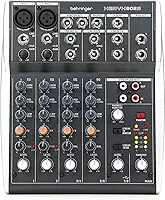 Behringer XENYX 802S Premium Analog 8-Input Mixer with USB Streaming Interface