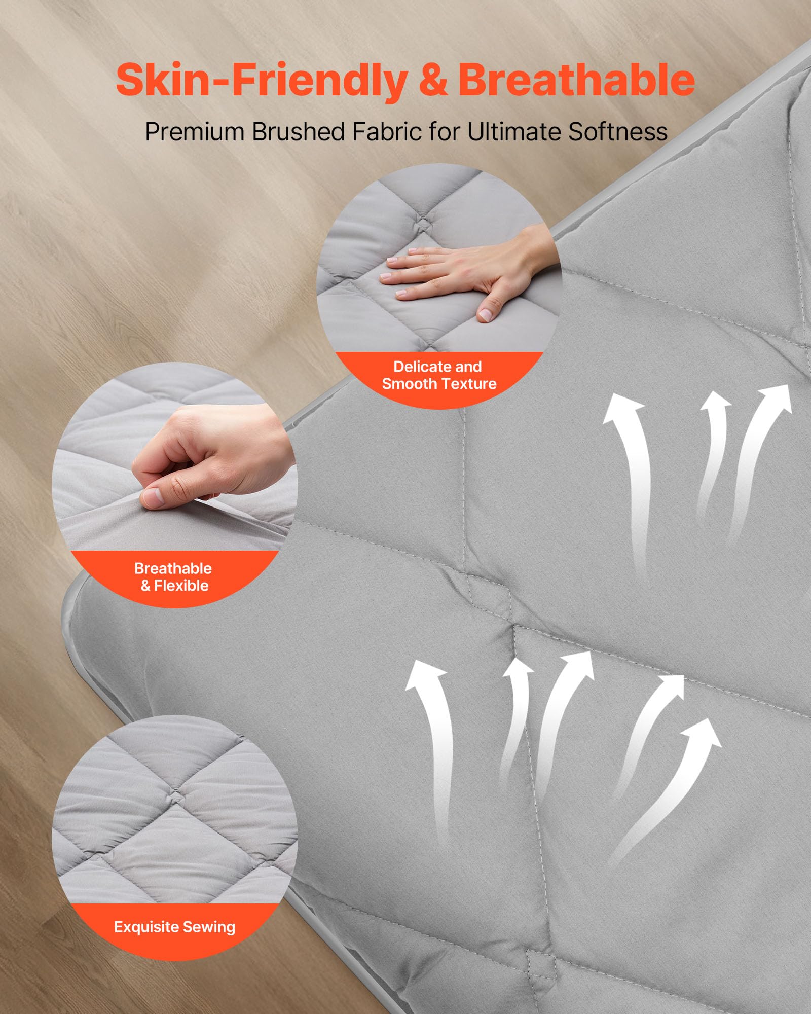 VEVOR Tappeto tatami giapponese materasso futon pieghevole con borsa portaoggetti e fissaggio, tappetino a 9 strati per dormire, dormitorio, meditazione, yoga