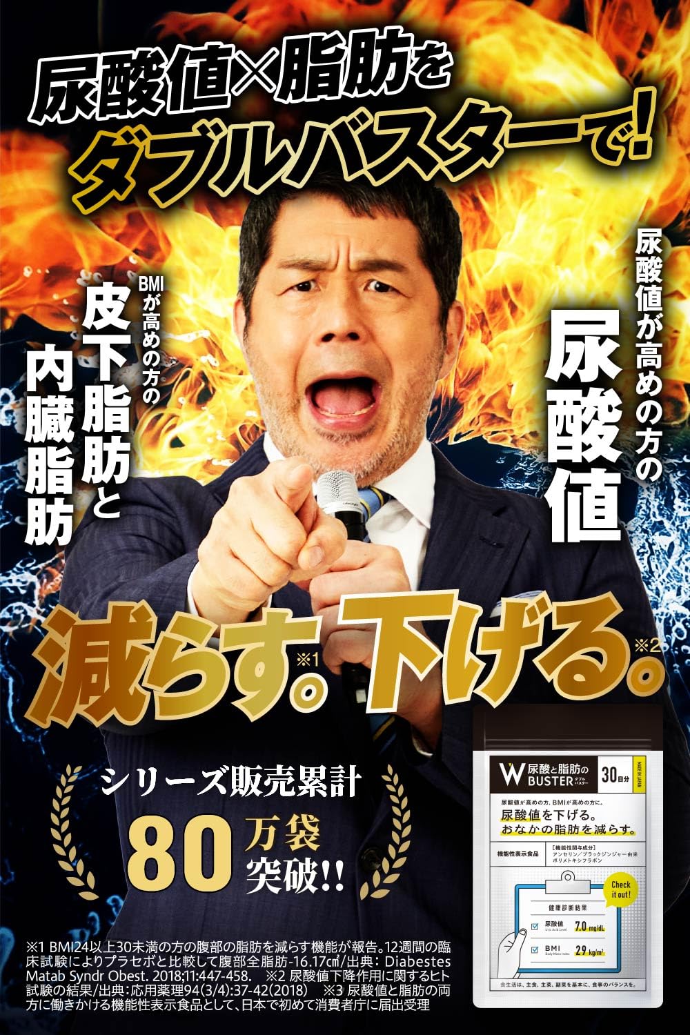 Amazon | 【髙田延彦愛用×医師監修】ロカボワークス 尿酸と脂肪の