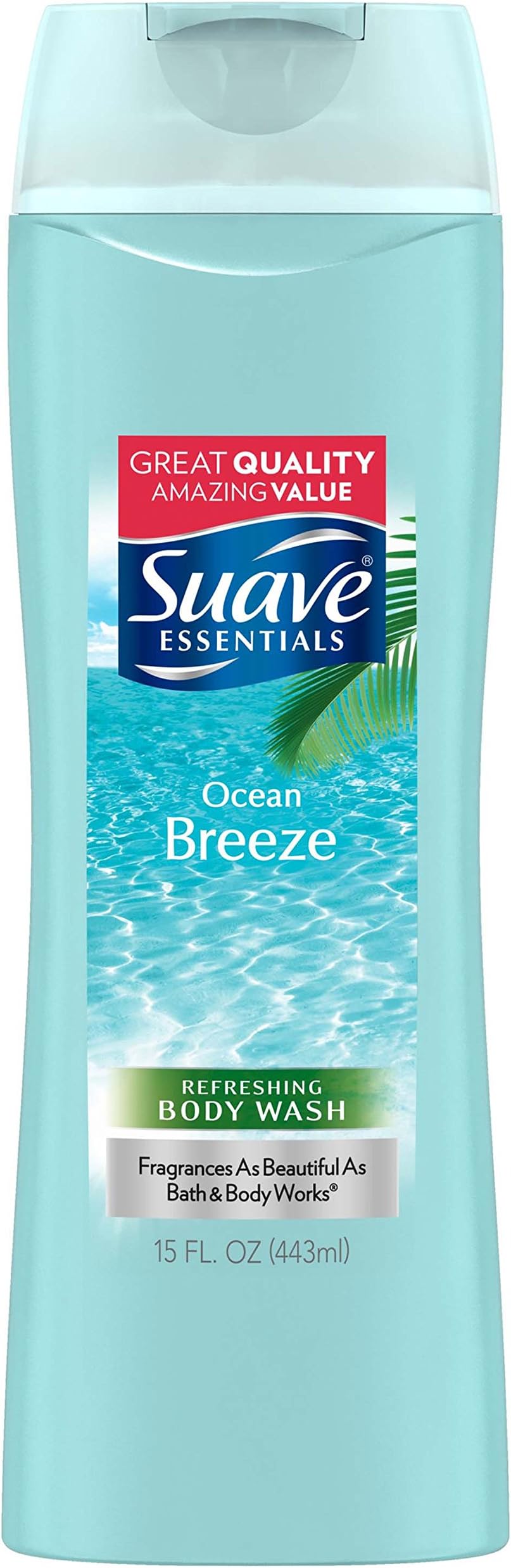 Suave Naturals Body Wash, Ocean Breeze 15 Oz