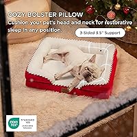 Vista 237 de Bedsure - Cama ortopédica extragrande para perros, sofá cama lavable para perros extragrandes, espuma de soporte con funda extraíble y lavable, negro