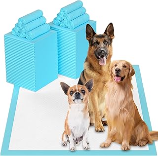 Puppy Pee Pads 32"x36" 60 Count, Pee Pads for Dogs Extra Large, Leak-Proof & Super Absorbent Dog Pee Pads, Thicken Disposable Potty Pads Puppy Training Pads for Cats Rabbits