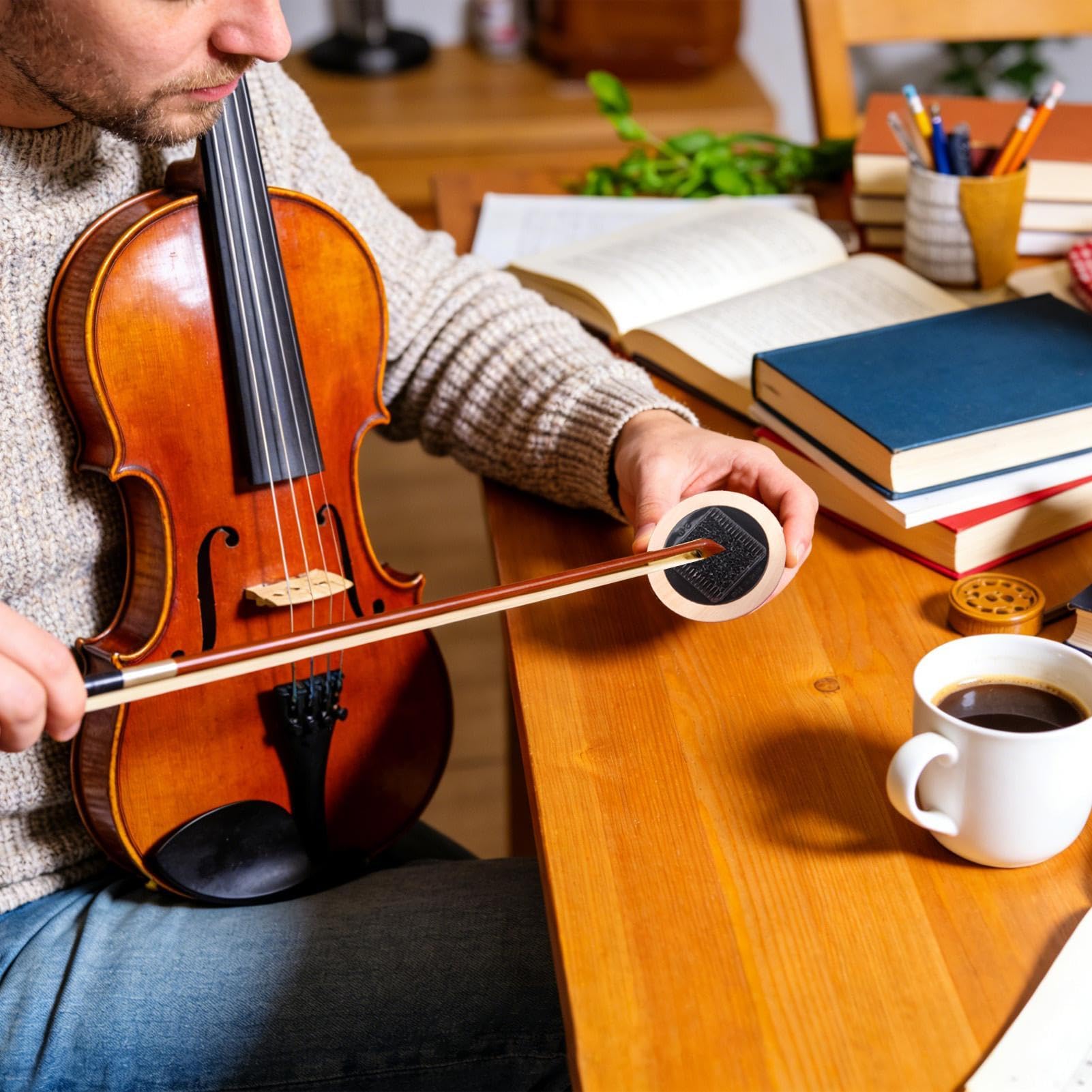 Peigne pour de violon | Outils de Nettoyage Naturel de Luthier,Peigne Nettoyant Éliminateur De Colophane | pour Entraînement Concours Représentation Entretien Soin et