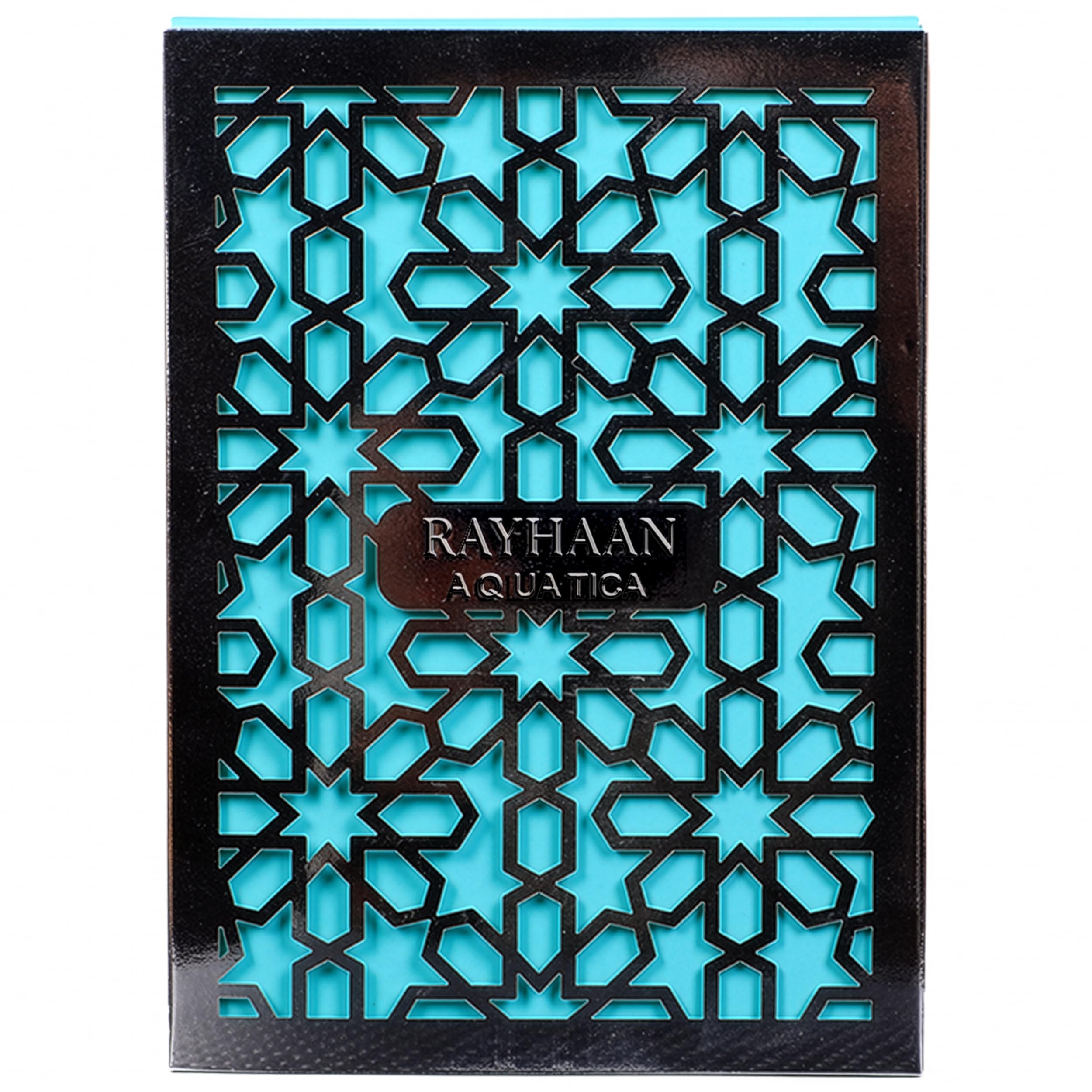 Rayhaan Aquatica – Fresh, Marine, Citrus, Clean – Eau de Parfum-Long-Lasting Fragrance for Men, 3.4 Ounce / 100 ml