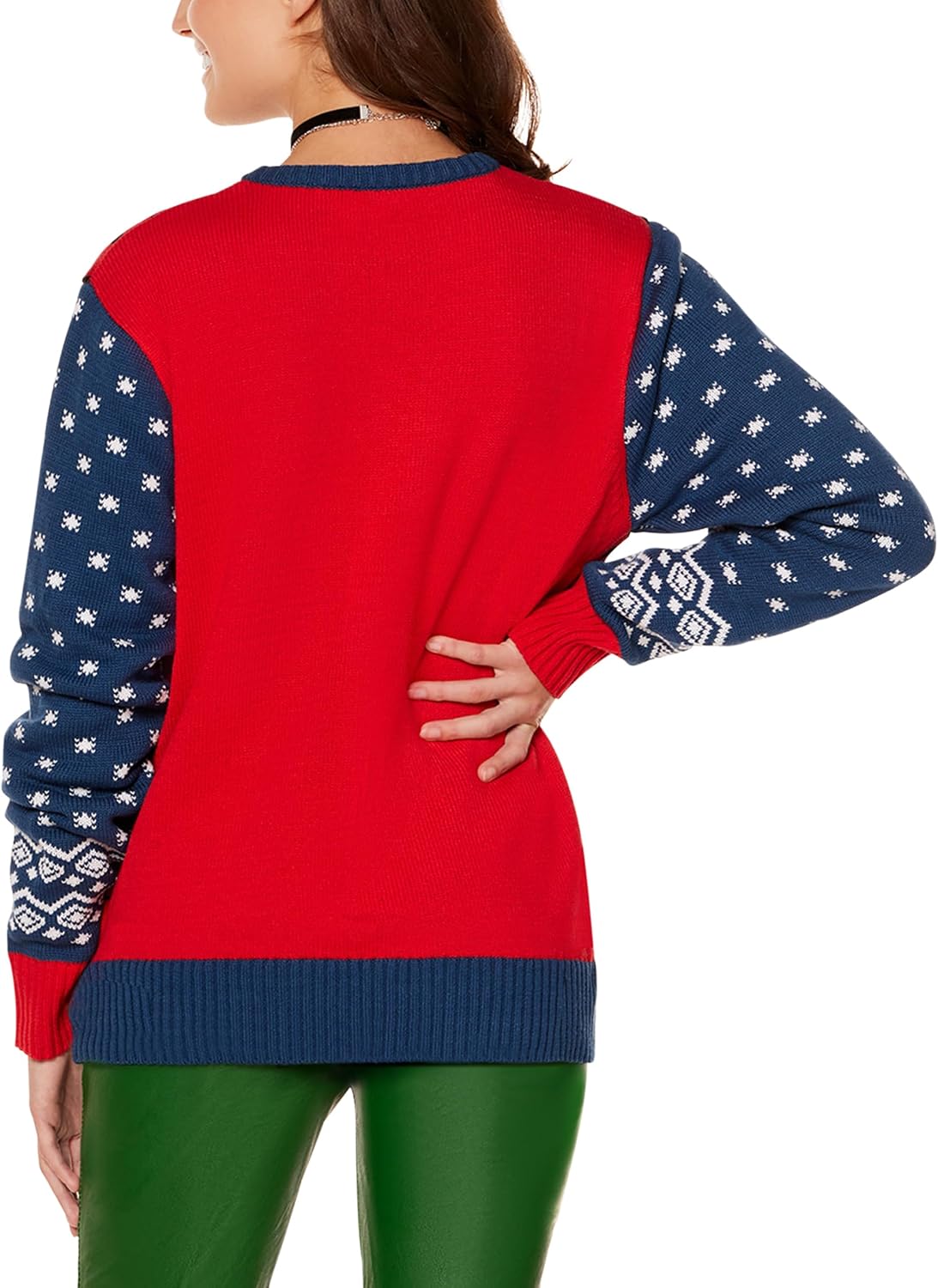 Spirit Halloween l National Lampoon's Christmas Vacation Light Up Clark Kiss I Light-Up Christmas Sweater