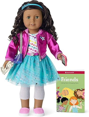 Miniatura 4 de American Girl Truly Me - Muñeca #44 de 18 pulgadas con ojos color avellana, cabello castaño oscuro y piel bronceada con matices neutros, para