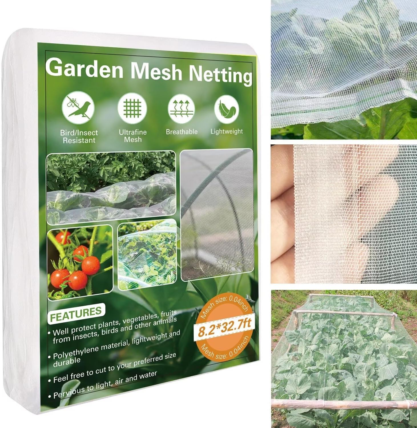 QYLPNB-210719 Filet anti-insectes pour serre, respirant, perméable à la ...