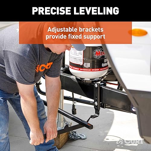 Miniatura 25 de CURT 17500 Sistema de distribución de peso, barra de muñón TruTrack