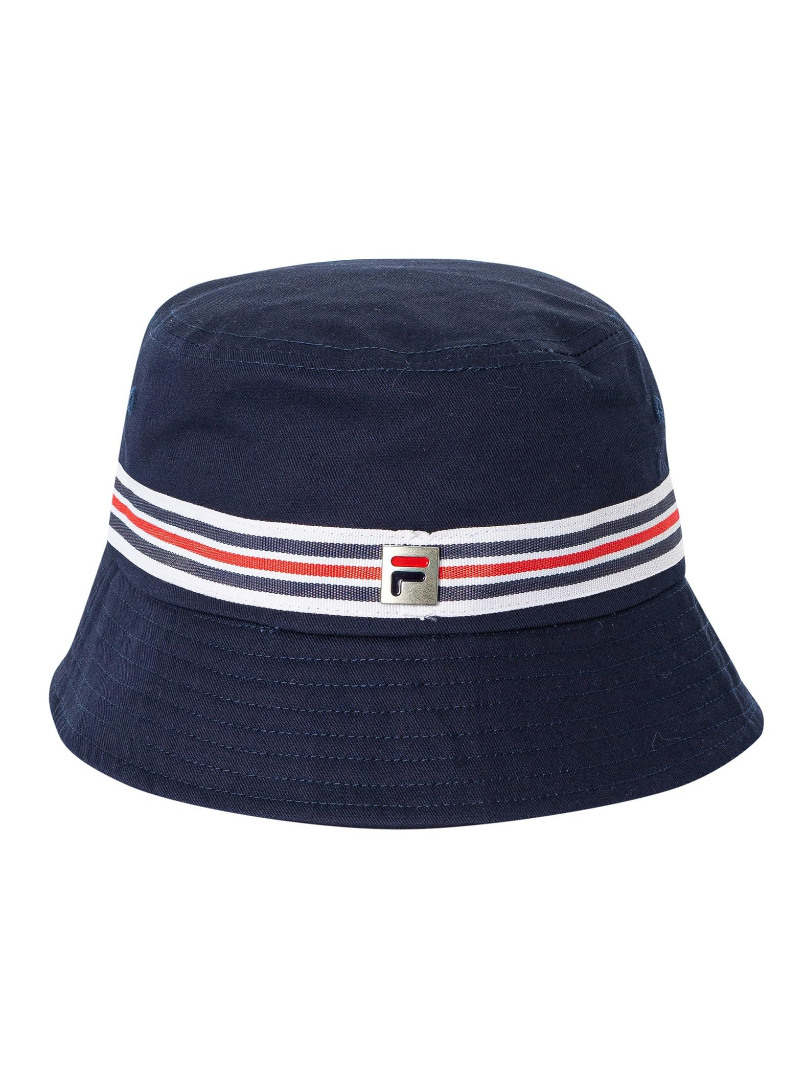 Fila JoJo Heritage Stripe Tape Bucket Hat Navy