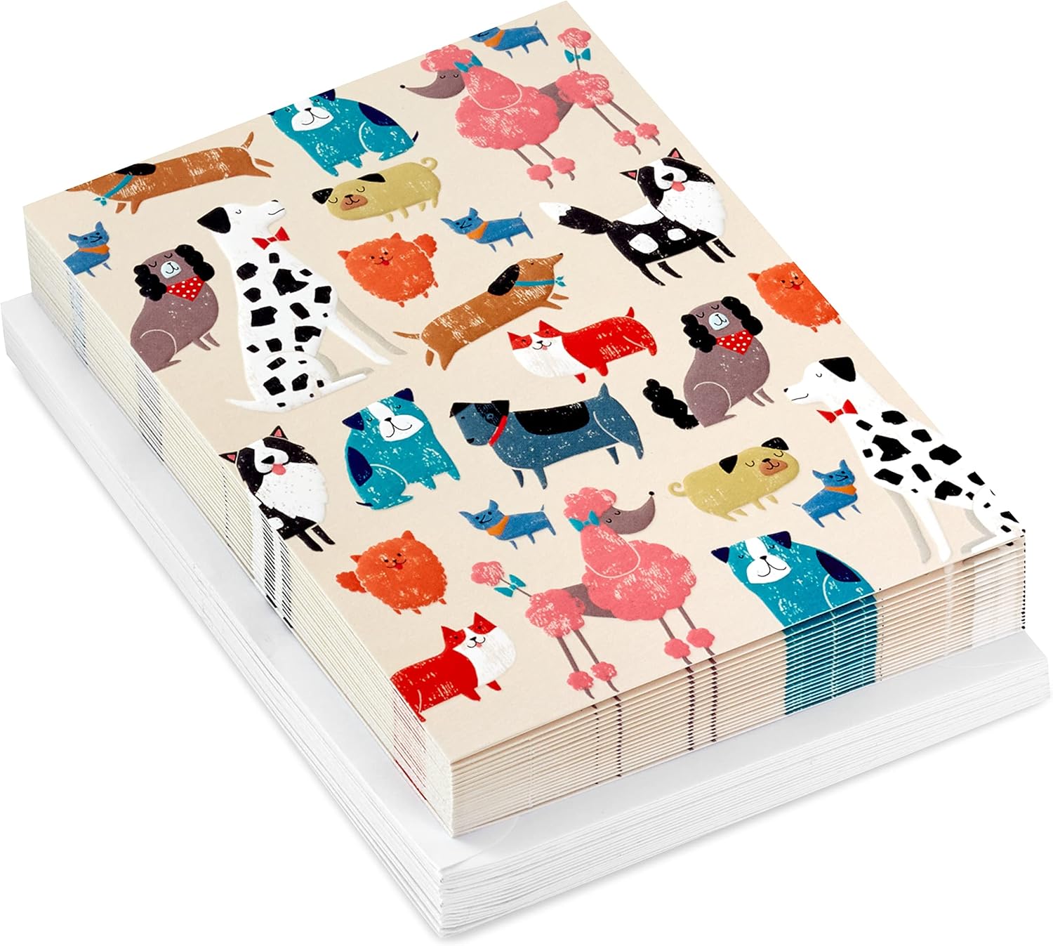 Hallmark Blank Cards, Colorful Dogs (20 Cards with Envelopes) - Image 4