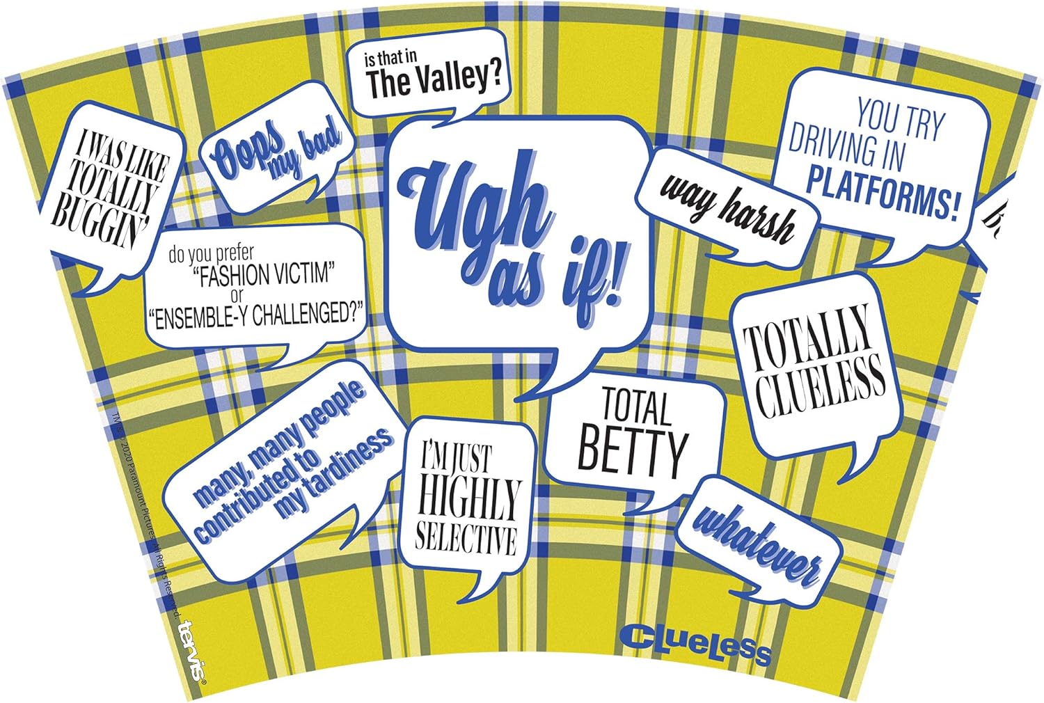 Tervis Made in USA Double Walled Clueless Insulated Tumbler Cup Keeps Drinks Cold & Hot, 24oz, Collage - Image 2