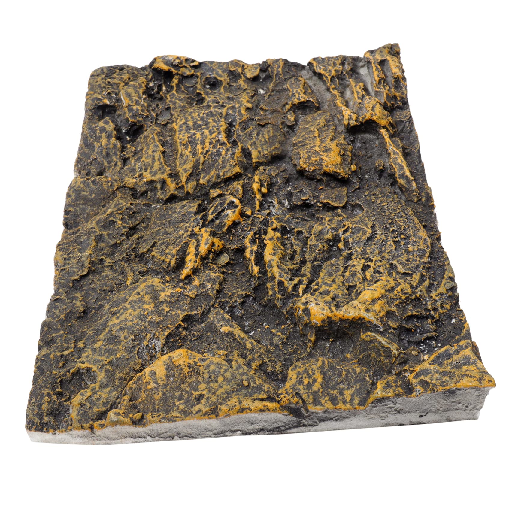 Mikikit Rock Slab Decoration Reptiles Habitat Lizard Tank Background Reptile Decor Reptile Tank 3D Tank Background Reptile Backdrop Snake Rocks Decorative Reptile Substrate Decorations