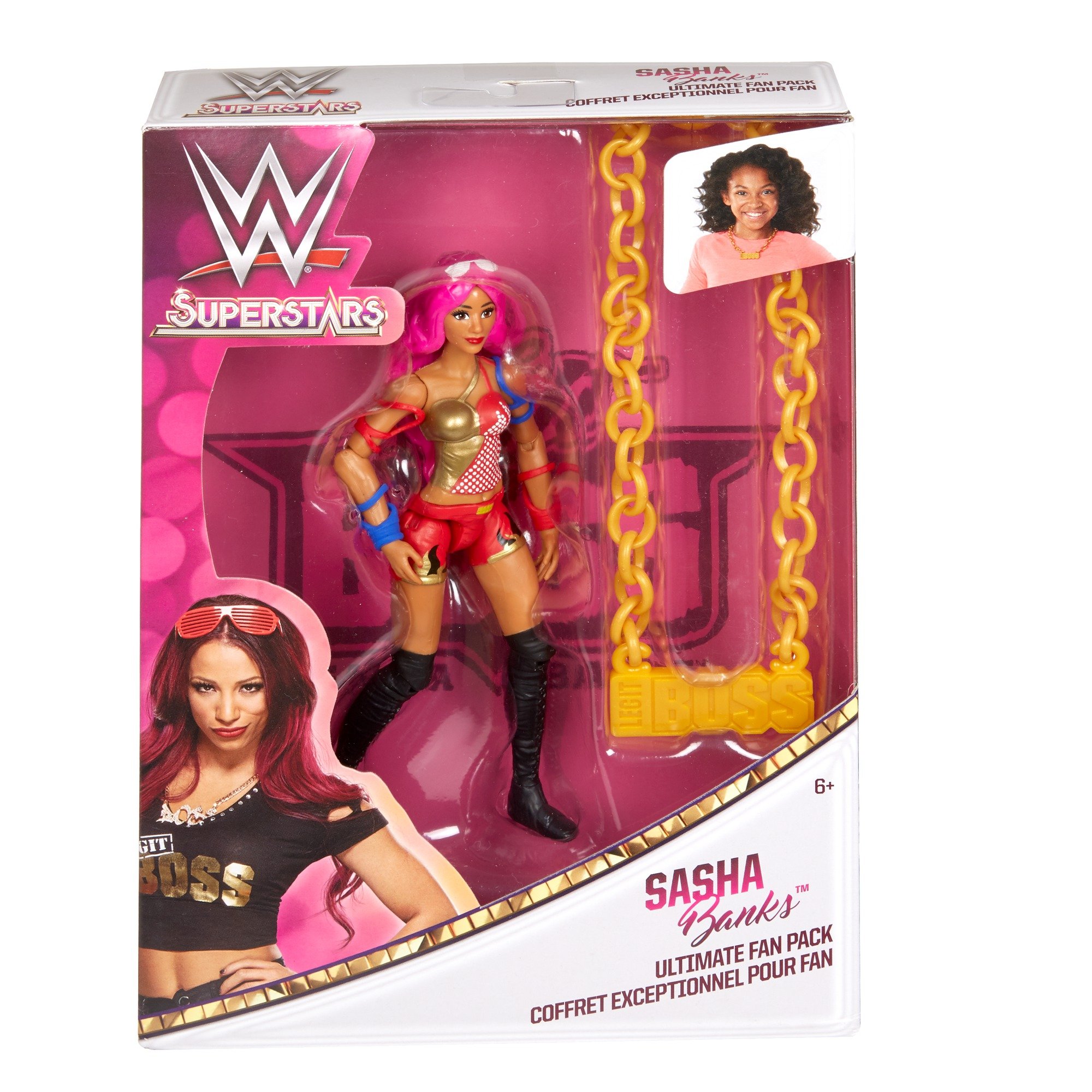 Amazon.com: WWE Superstars Sasha Banks Ultimate Fan Pack