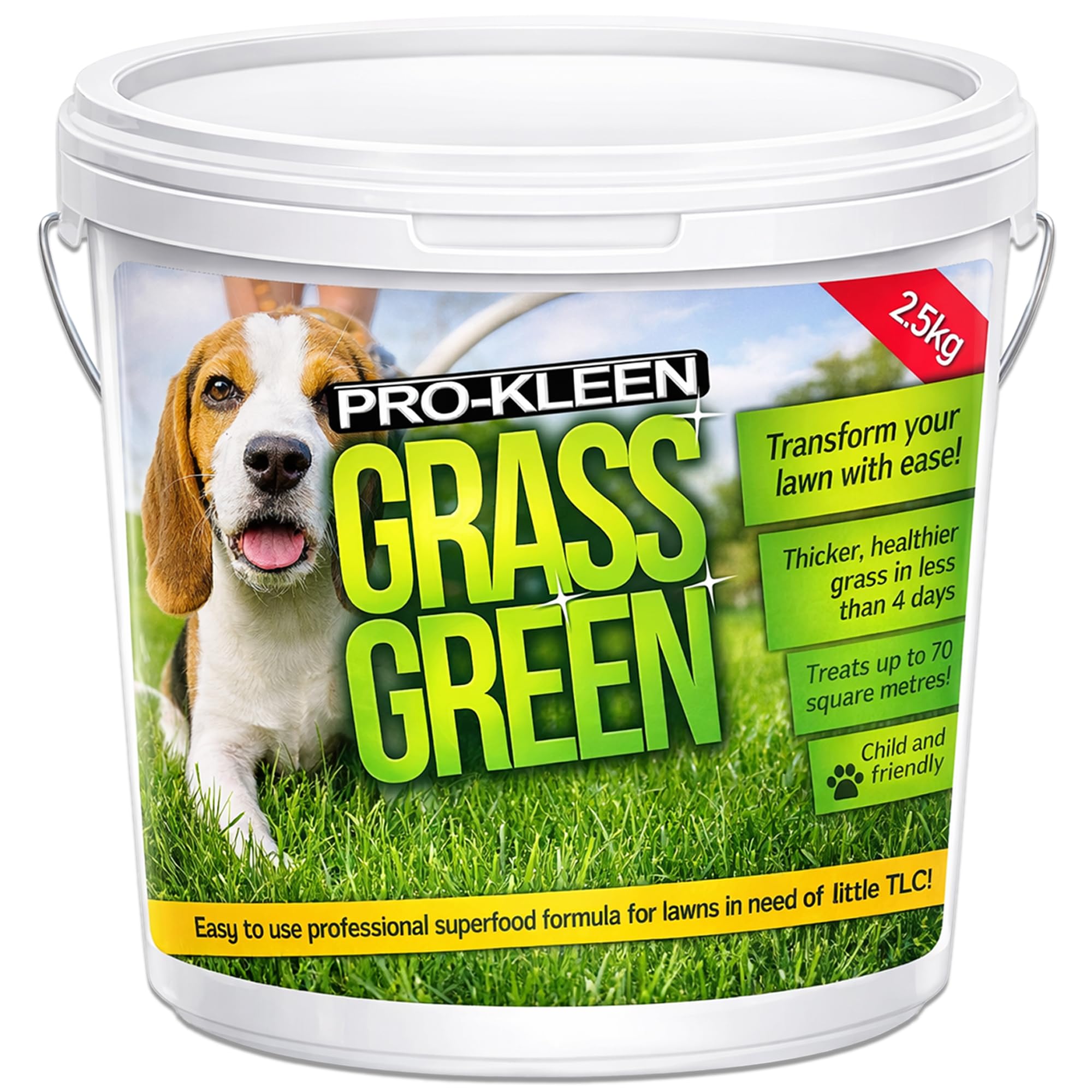 Pro-Kleen Grass Green Lawn Feed Granules 2.5kg
