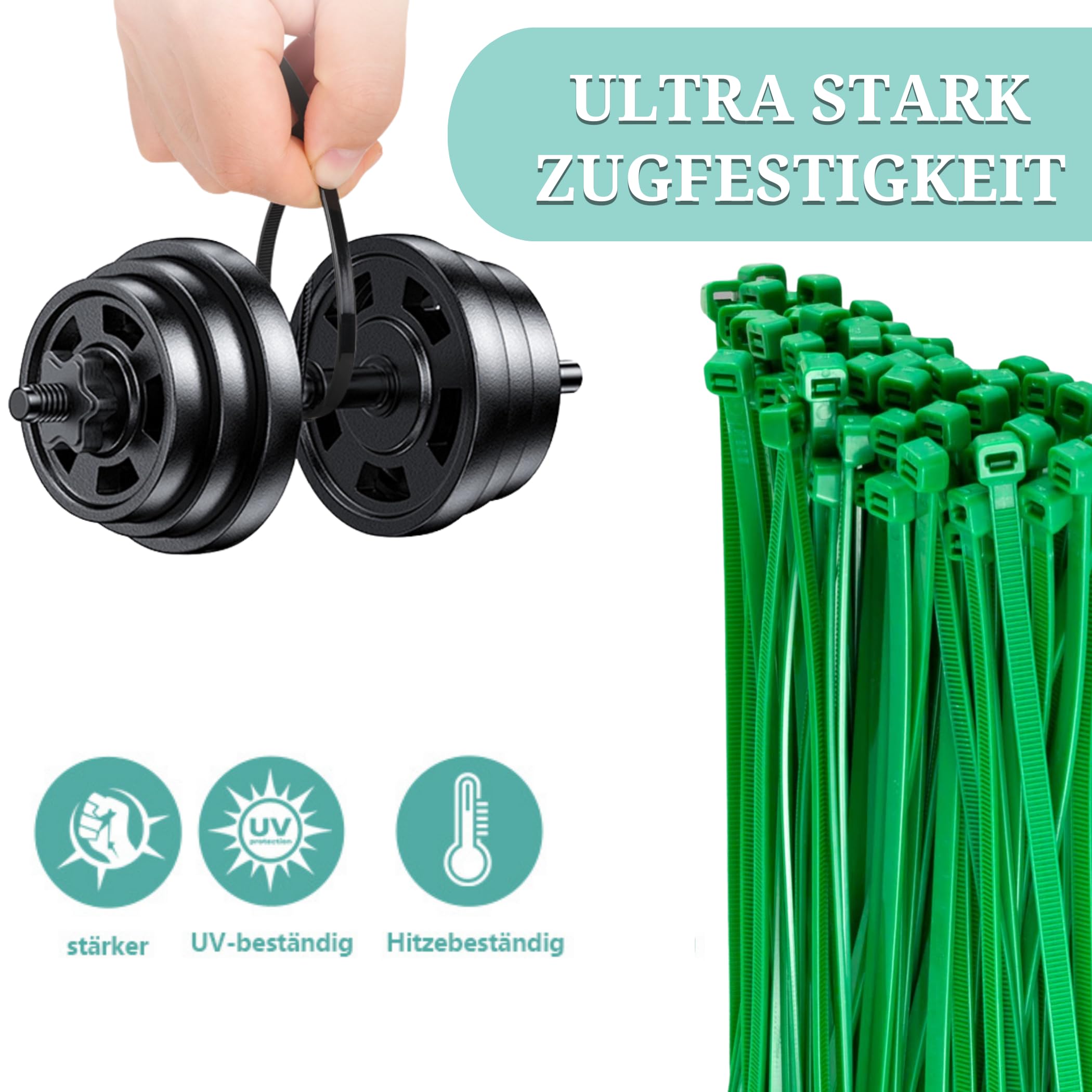 Fascette stringicavo in nylon, autobloccanti, resistenti ai raggi Fascette stringicavo in nylon, autobloccanti, resistenti ai raggi