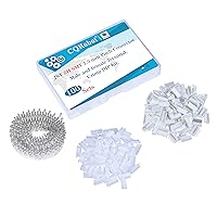 Vista 55 de CQRobot JST EL 4.5 mm de paso 2 pines conector electrónico IC macho, enchufes hembra carcasa y kit de terminales de crimpado en T macho/hembra. 50