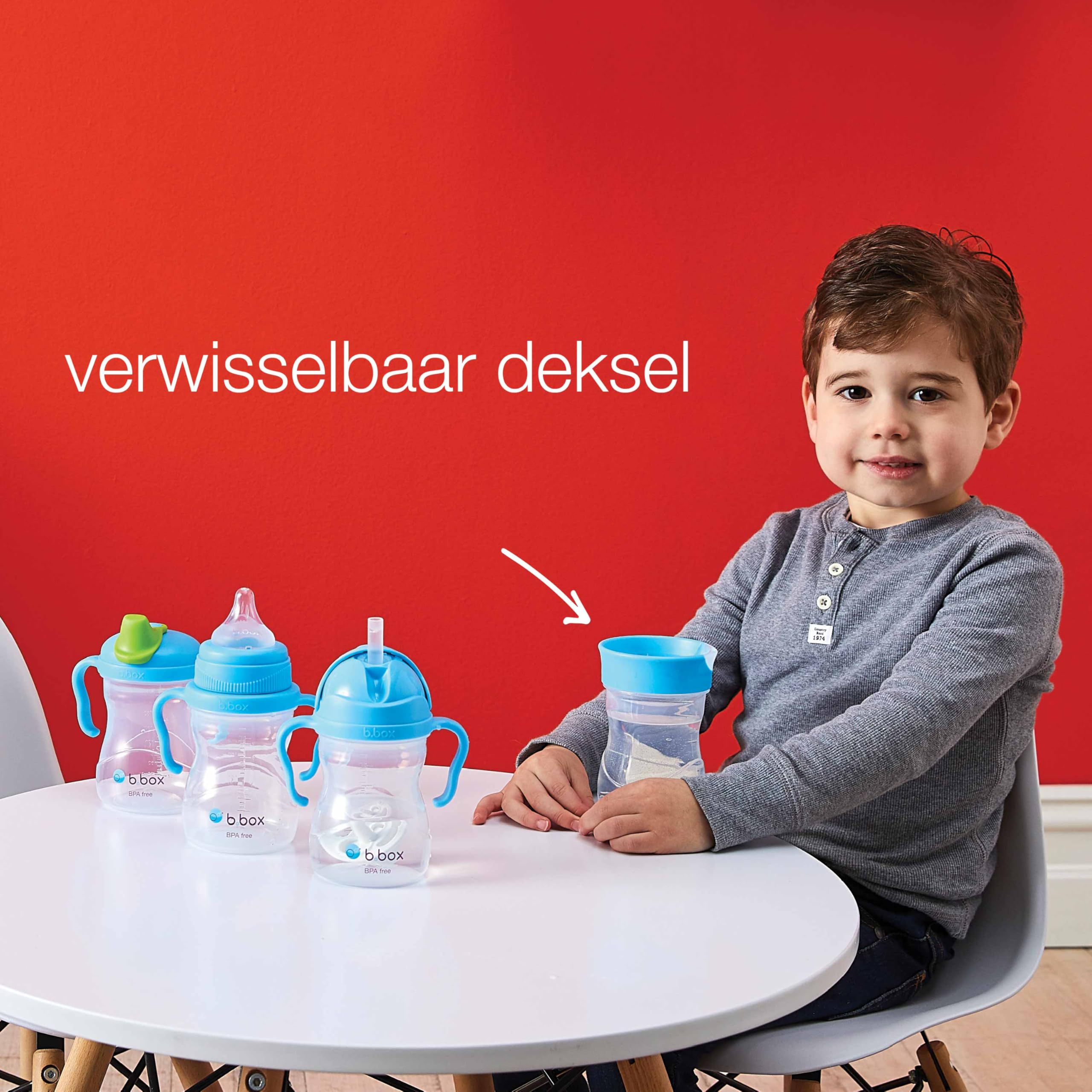 b.box Tuitbeker | Peuterbeker en Trainingsbeker | Morsbestendig | Ideale Overgang van Fles naar Beker | Vaatwasserbestendig | 240 ml