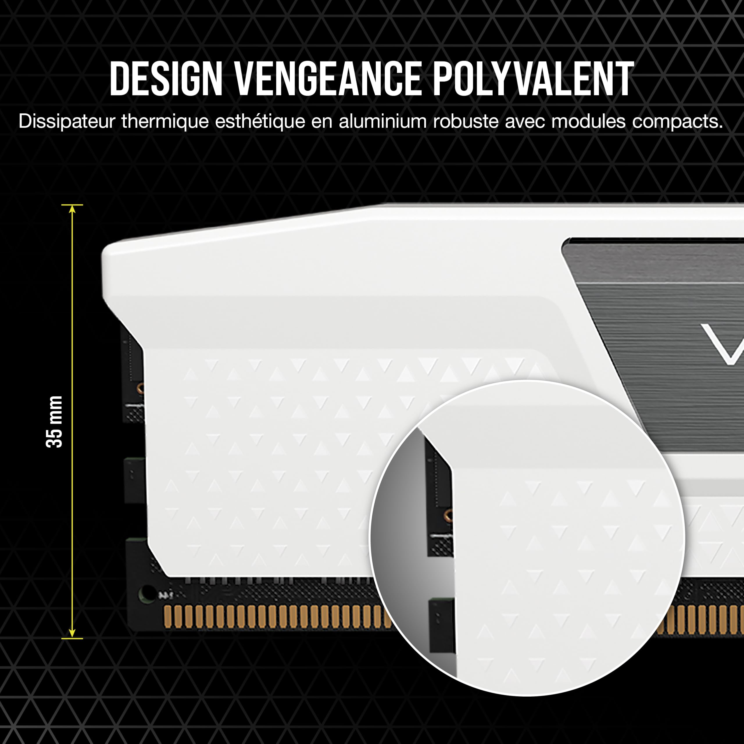 CORSAIR Vengeance DDR5 32Go (2 x 16Go) Jusqu'à 6400MHz AMD Intel RAM