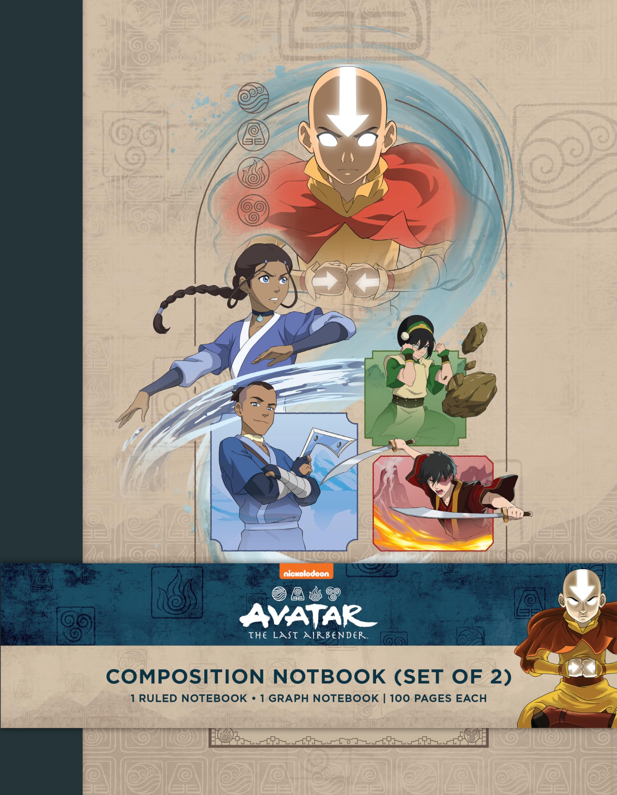 Avatar the Last Airbender Composition Notebook Set (Set of 2)