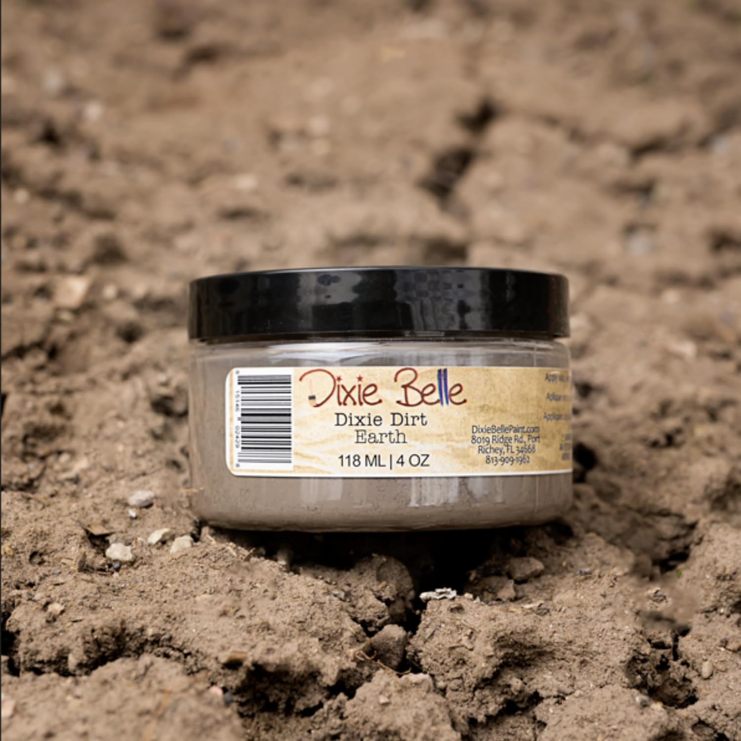 Dixie Belle Dixie Dirt - Earth (4 oz) - Brown Powder Pigment for DIY - Depth Product for DIY Projects