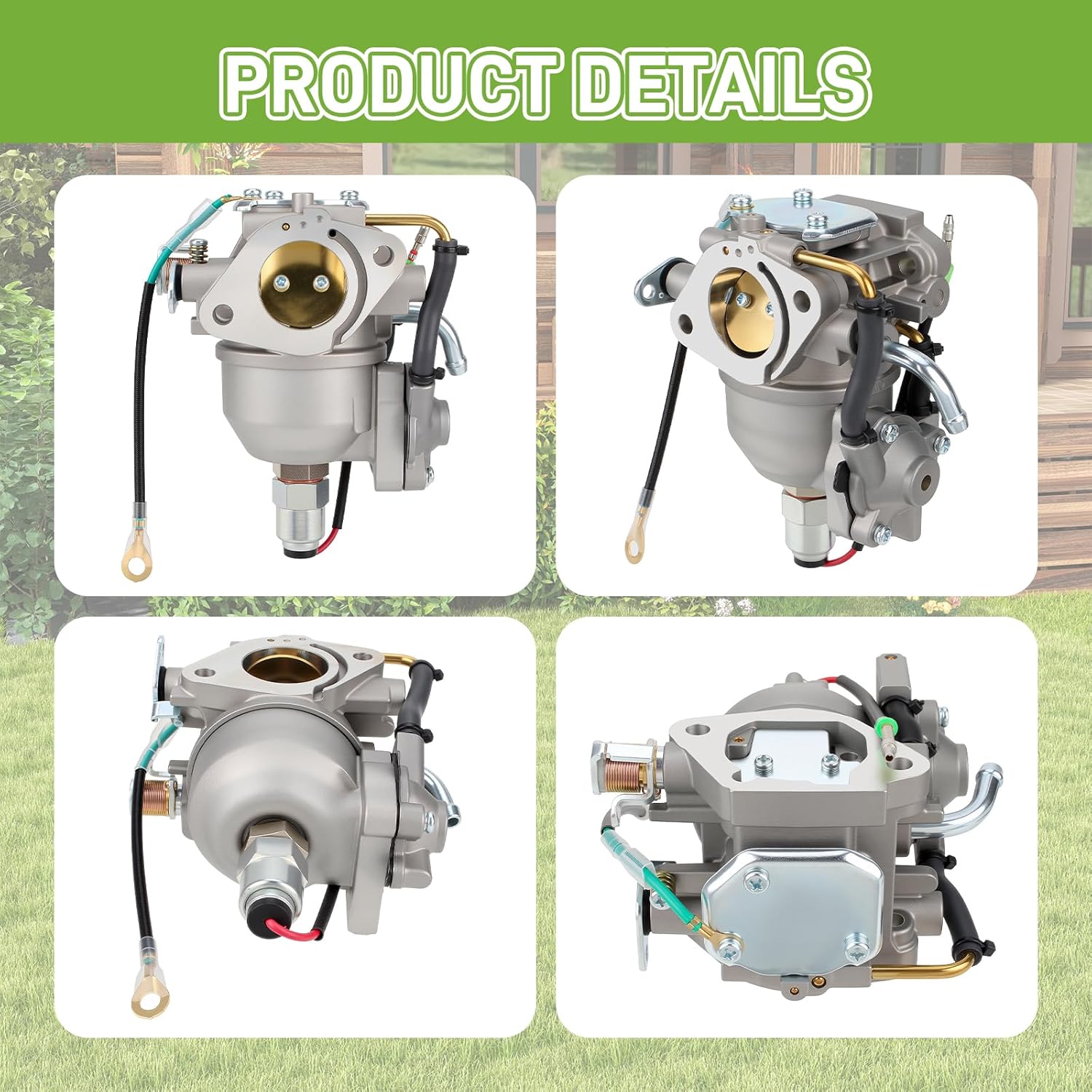 CV730 Carburetor Fit for Kohler CV740 CV730S CV740S 25HP 27HP Lawn Mower # 24 853 102-S with 45 083 02-S Air Filter 24 393 16-S Fuel Pump 52 050 02-S Oil Filter