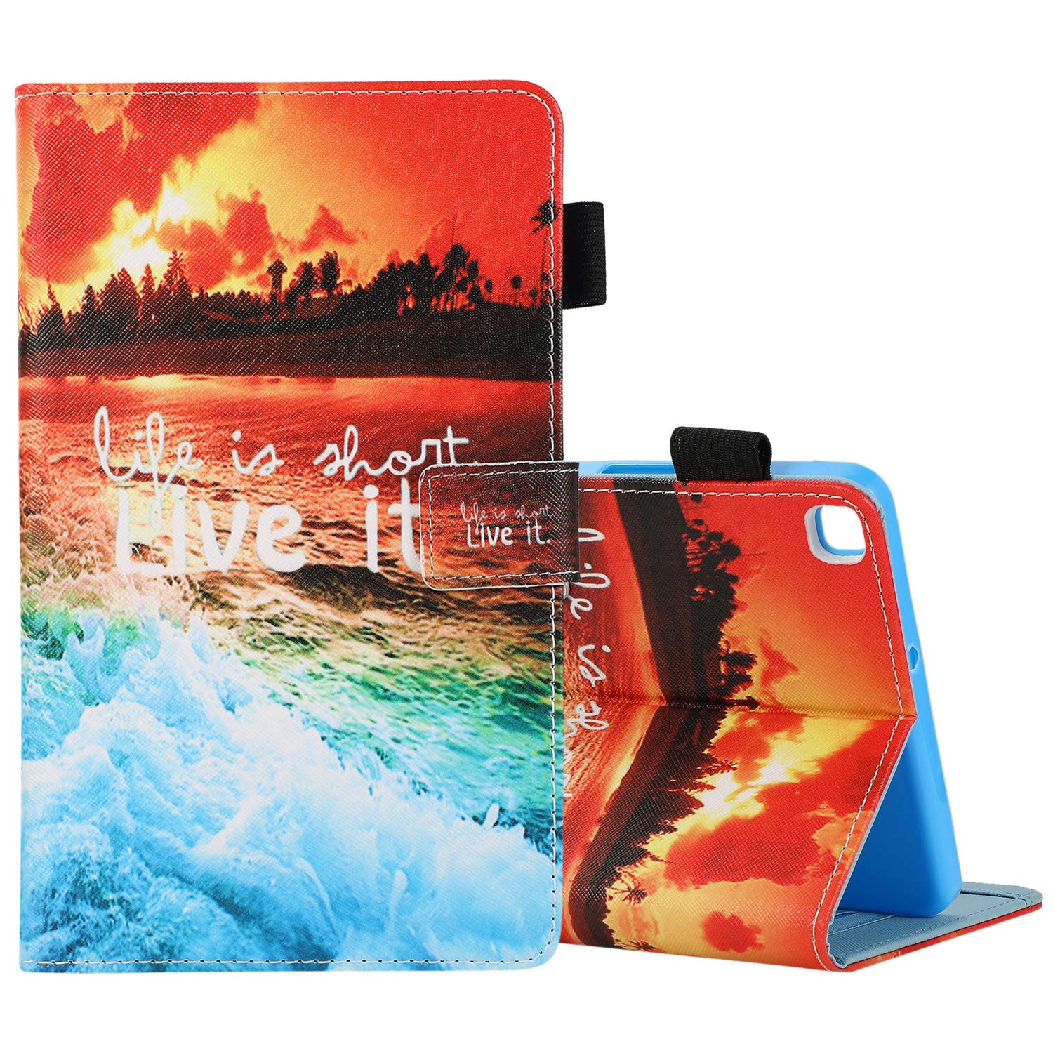 Galaxy Tab A 8.4 2020 Case-Slim Fit Premium Leather Folio Stand Protective Magnetic Case with Card Slots for Samsung Galaxy Tab A 8.4 inch -T307 (Sunset)