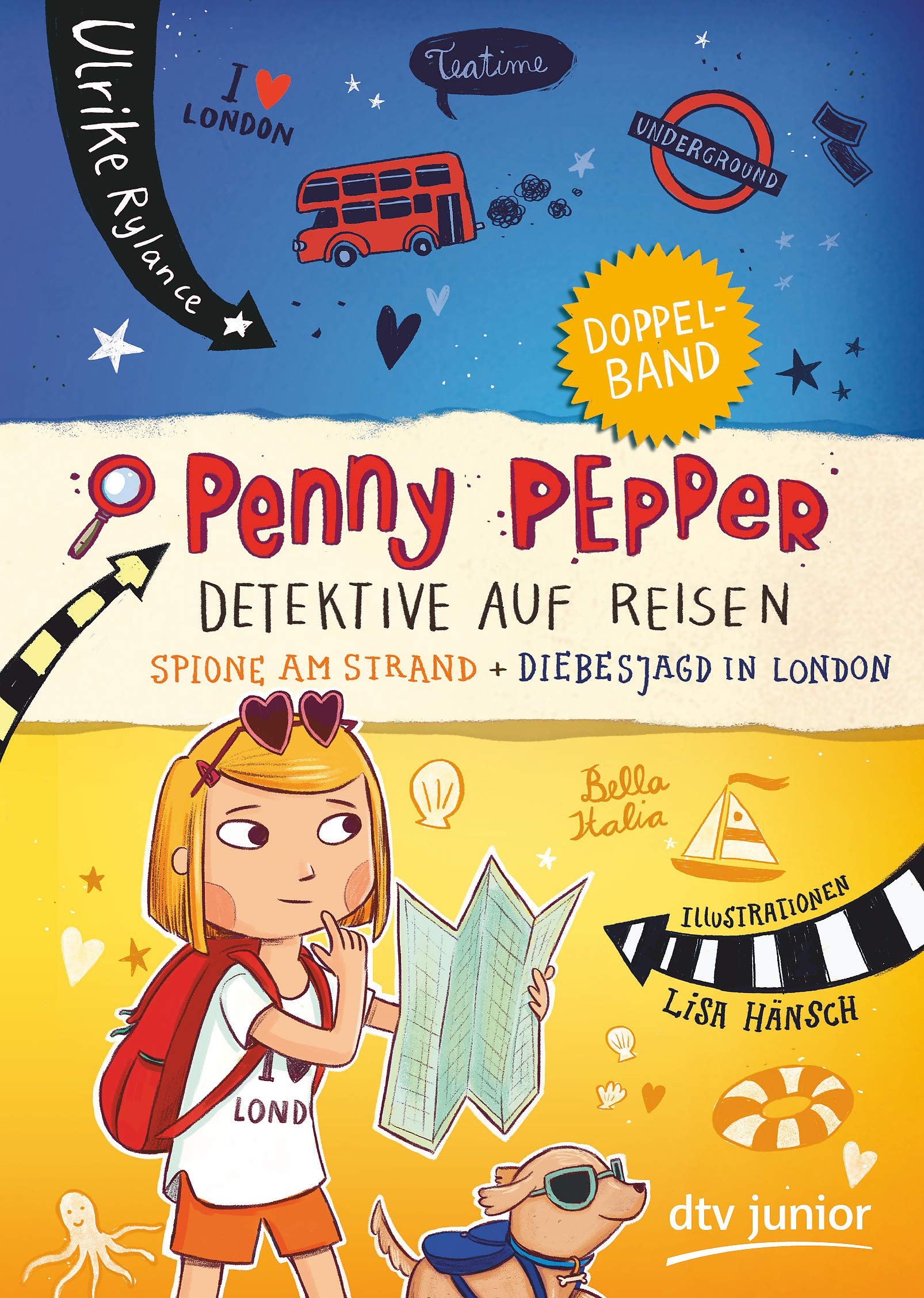 Penny Pepper – Detektive auf Reisen: Spione am Strand; Diebesjagd in London. Doppelband
