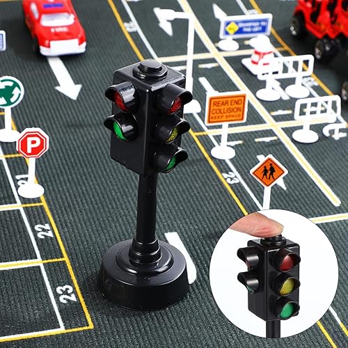 Miniatura 5 de Juego de 56 mini señales de tráfico para niños