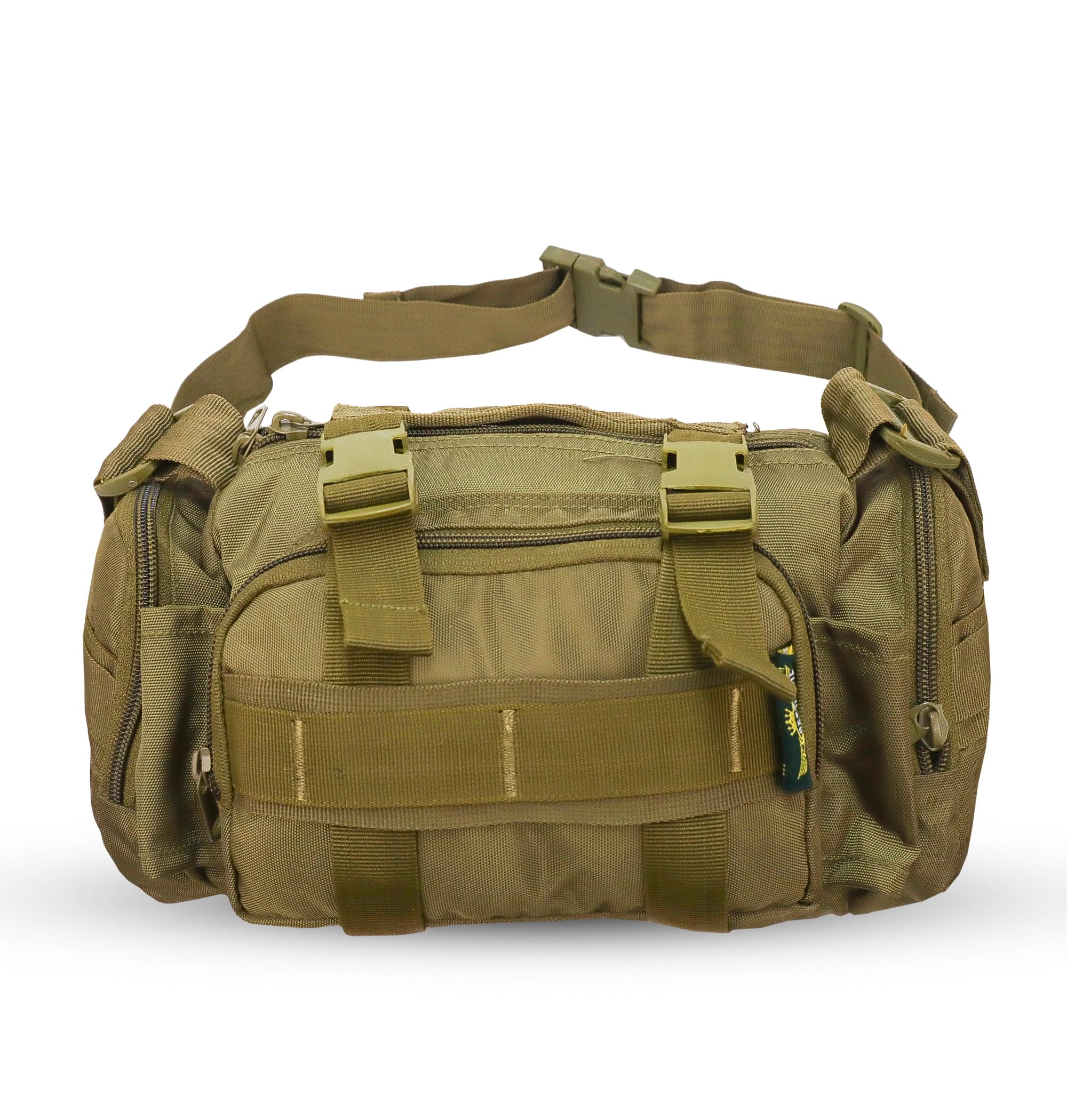 Polyester Multi-Utility Waist Pack and Sling Bag with Extra Space (Green-2)-image-48
