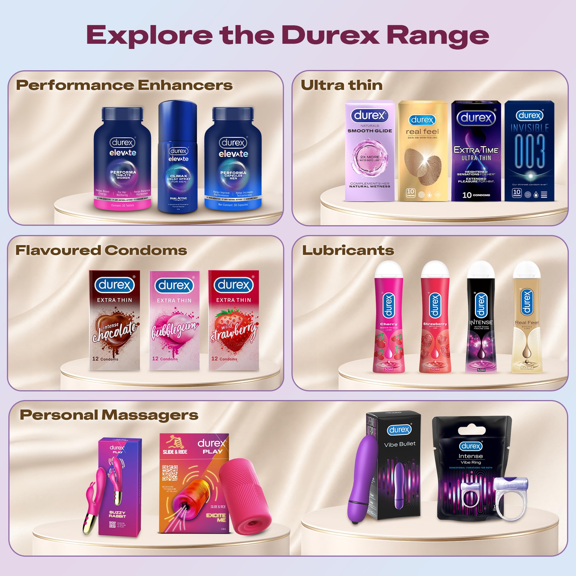 Durex Smooth Glide Condoms for Men - 10 Count (Pack of 3) | with 2X Water-Based Lubricant | Ultra Thin product image 8