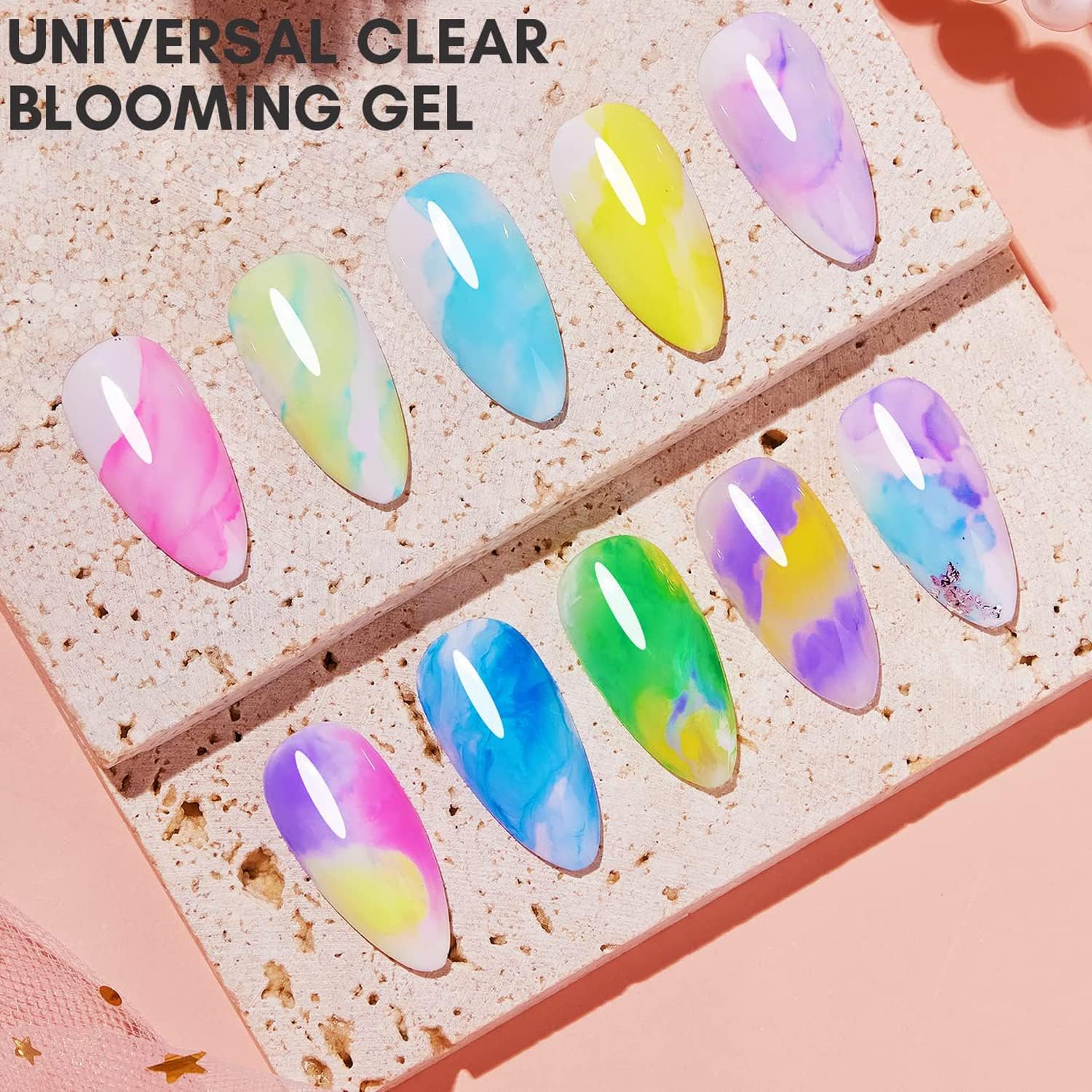 Vishine 16 ml półtrwały żel do paznokci Blooming Żel, Bloomin GEL Lakier żelowy Soak Off UV LED do manicure'u artystycznego 006