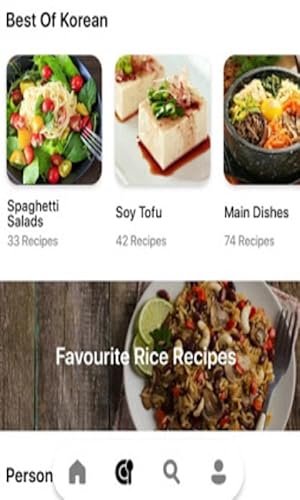 Livro de receitas coreano offline