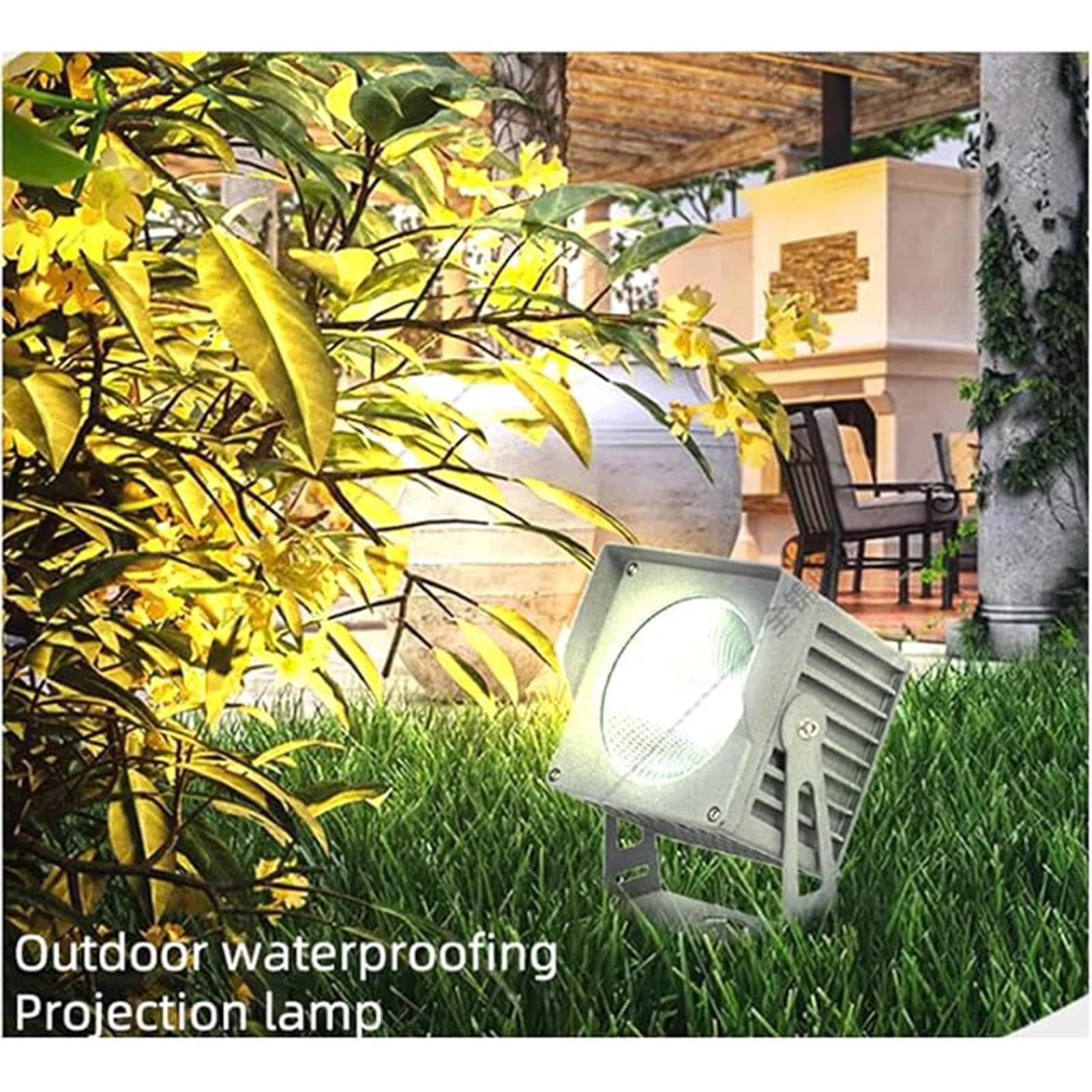 Lámpara De Paisajismo De 20W - Foco LED Para Árboles, Foco De Haz De Luz LED CA 100-265V, Proyector Cuadrado Con Protección IP65 Para Exteriores, Para Jardines, Villas(Neutral Light)