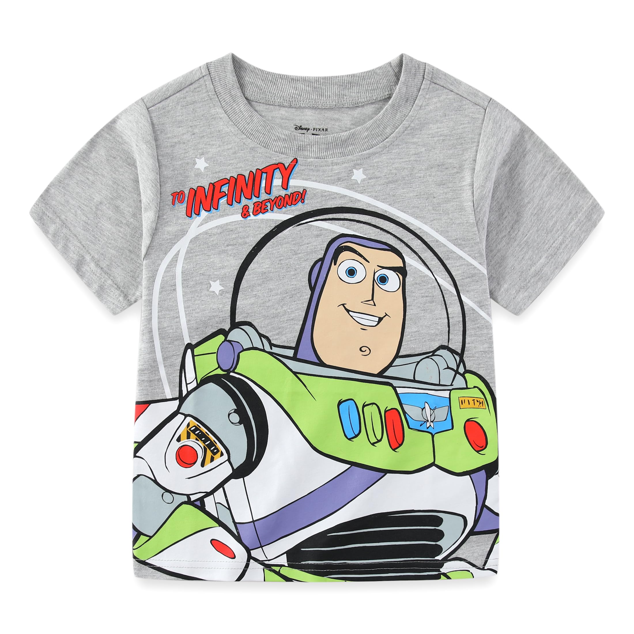 Disney Toy Story Woody, Buzz and Rex chłopięca koszulka z krótkim rękawem, 4-pak dla maluchów i małych dzieci