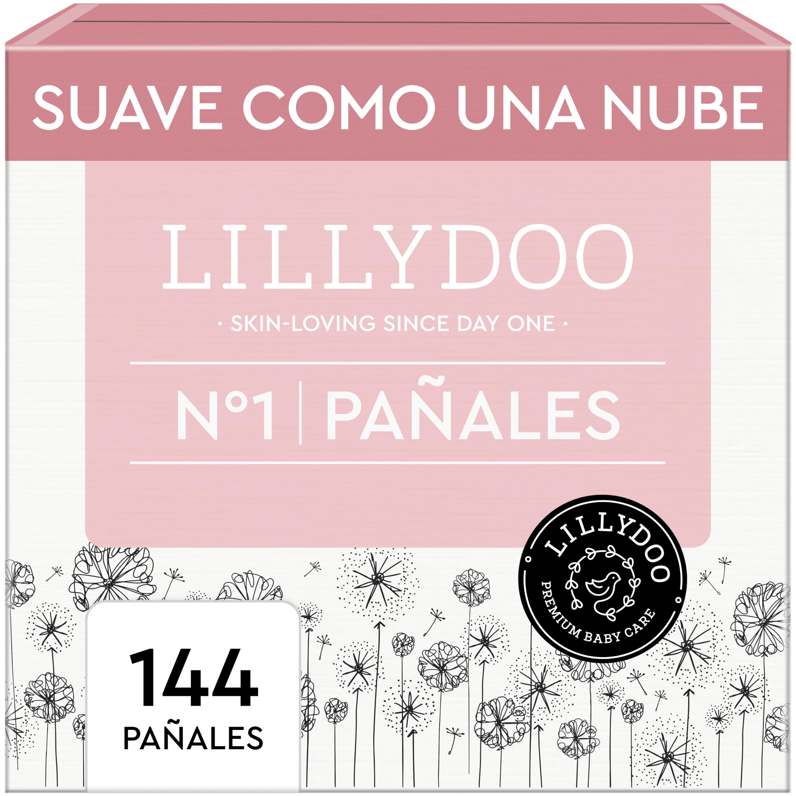 Pañales LILLYDOO delicados con la piel - talla 1 (2+ kg), caja de medio mes (72 unidades), protección contra fugas, suaves, sin perfumes ni lociones y dermatológicamente probados — view 18