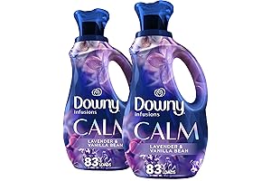 Downy Infusions Laundry Fabric Softener Liquid, Calm: Scents of Lavender and Vanilla Bean