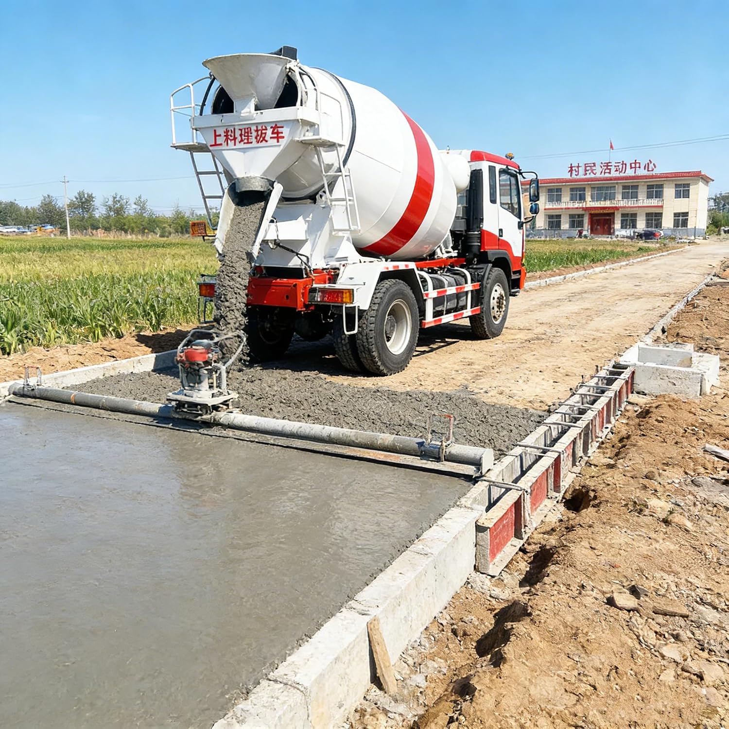 Self-Loading Concrete Mixer Truck – Compact Design Mobile Mixer for Tight Construction Areas
