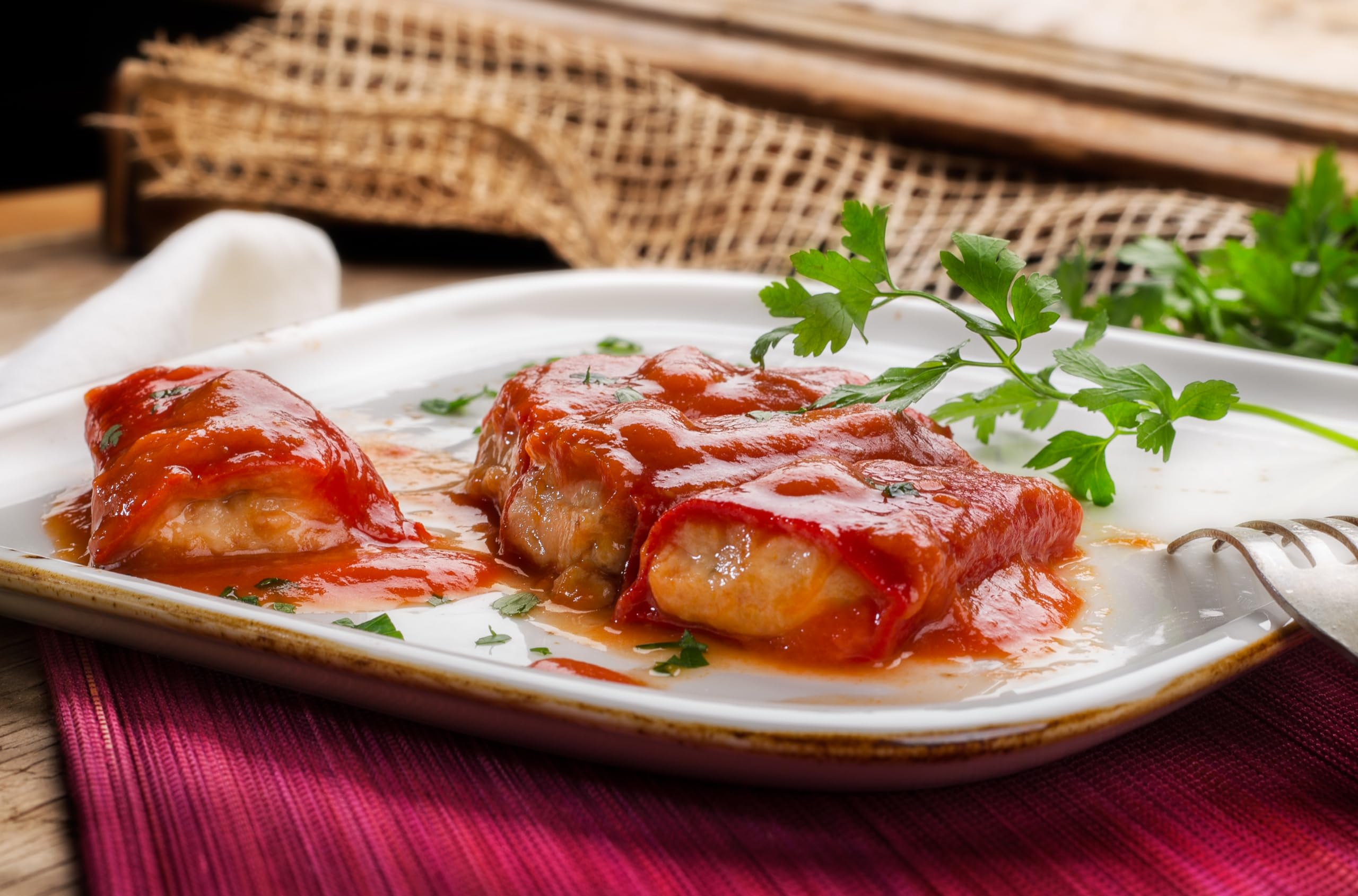 Polgri Pimientos del Piquillo Rellenos de Merluza y Gamba, 3 x 220 grs, Lata