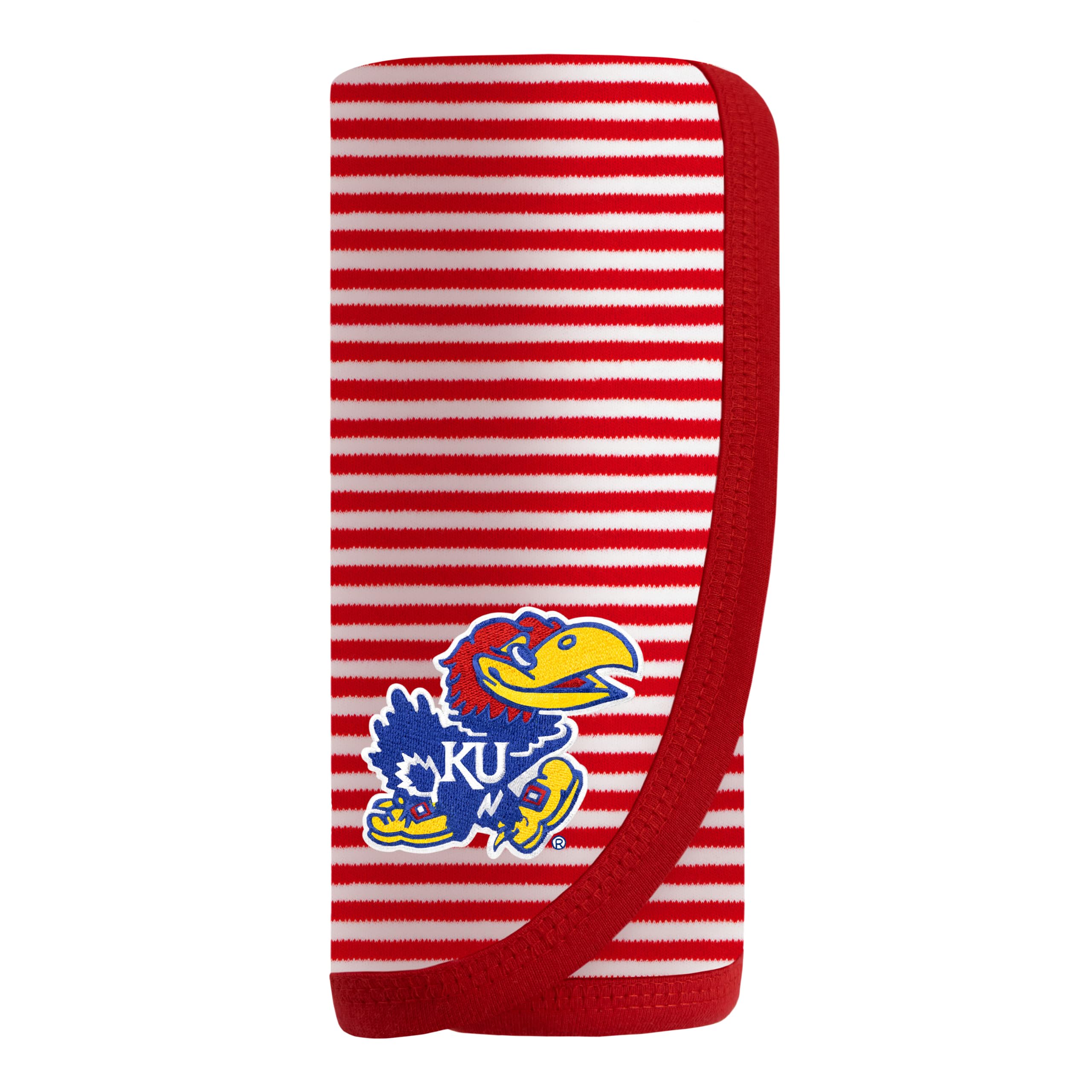 Creative Knitwear College Baby NCAA Infant Striped/Solid Blanket, Unisex, One Size 37.5 X 33.5