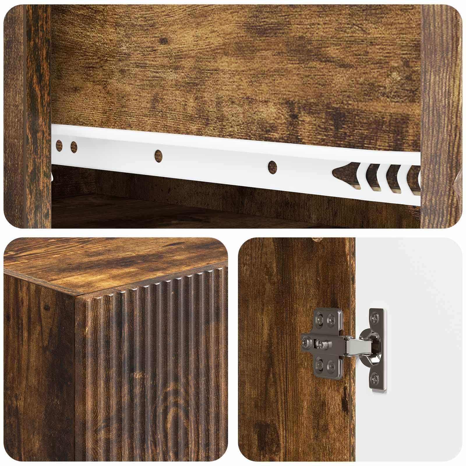 Zestaw szaf 2 szt. 66 x 34,5 x 90 cm z materiału drewnopochodnego zestaw mebli kompletne wyposażenie meblościanka zestaw mebli do siedzenia zestaw mebli wypoczynkowych zestaw mebli