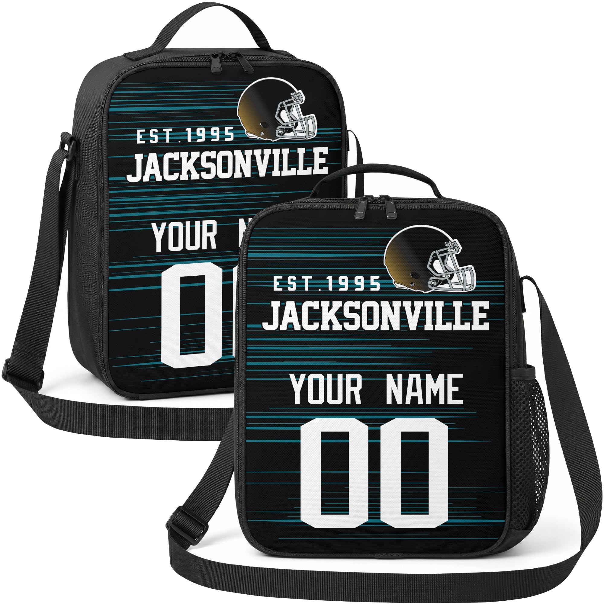 Jacksonville Lunch Bag Custom Name and Number Personalized Gifts
