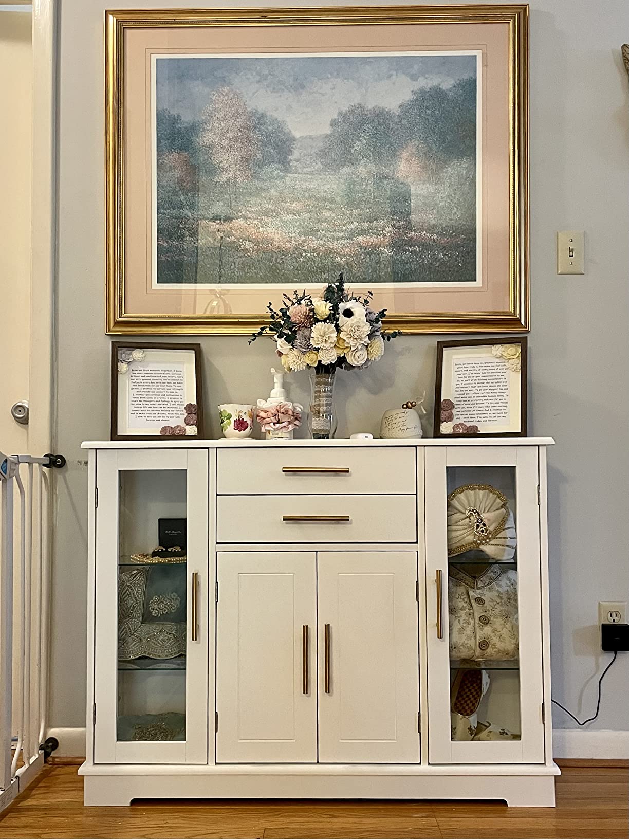 35/mo Finance Giantex Sideboard Buffet Server Storage W/ 2