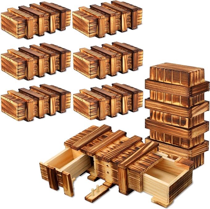 Don't Forget This Saturday: Epic Games Store Drops Boxes: Lost Fragments and My Night Job for Free 9 818wDHTxb L. AC SX679 Yilloog 4 Pcs Secret Puzzle Box for Adults Puzzle Boxes with Compartments Secret Puzzle Drawer Wooden Box Game for Adults