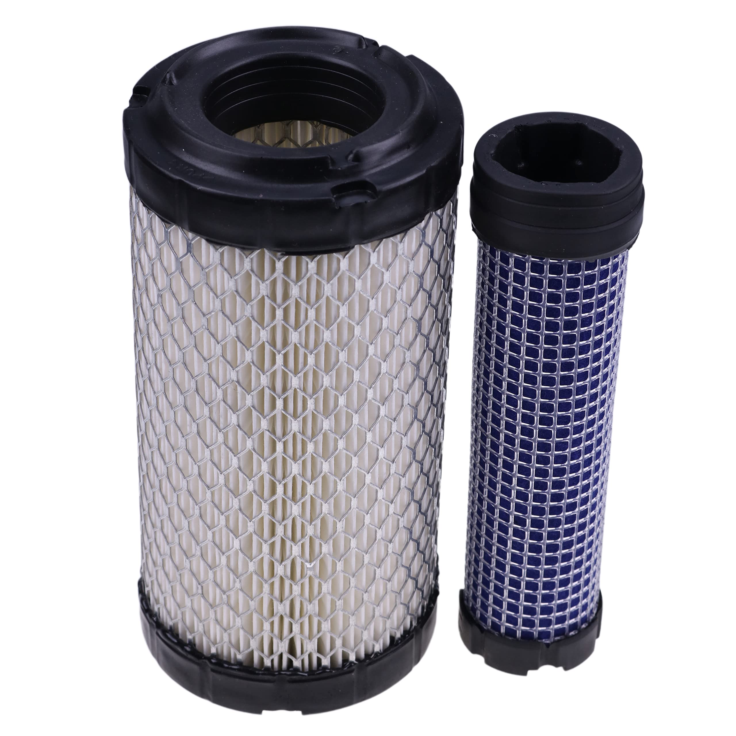 JEENDA Inner Outer Lawn Mower Air Filter M113621 M123378 191642 191643 AM123378 Compatible with John Deere Kawasaki Kubota Donaldson Engine
