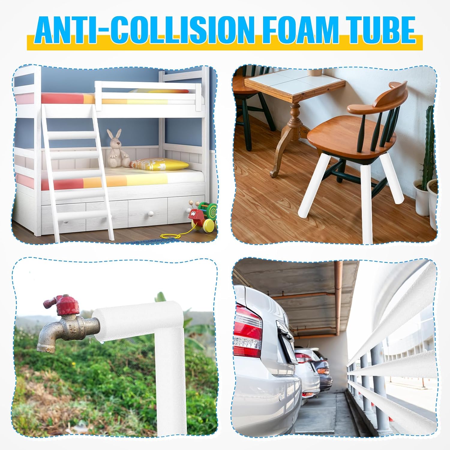 12 Pcs Jumbo Pool Noodles Bulk Foam Noodles Swim Clamp Jumbo Hollow Foam Pre Slit Clamp Protection for Padding Bumper Swimming Floating Craft Projects